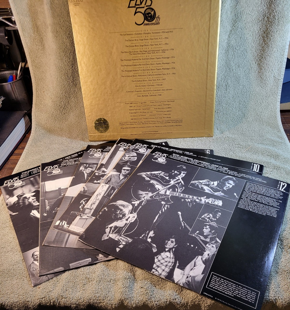 ELVIS A GOLDEN CELEBRATION 6 Lp Box Set LIVE, OUTTAKES, TV - NM