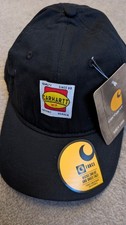 Image of Carhartt WIP Canvas Cap Black Brand New With Tags