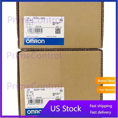New OMRON NJ501-1500 NJ5011500 CPU Module Unit Sysmac NJ5 CPU NJ501 1500