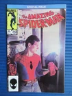 AMAZING SPIDER-MAN # 262 - (VF+) -PHOTO COVER-TRADE SECRET-MARY JANE-J.JONAH