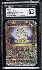 CGC 8.5 Meowth 53/110 Legendary (Collection) Reverse Holo Pokemon Card on eBay