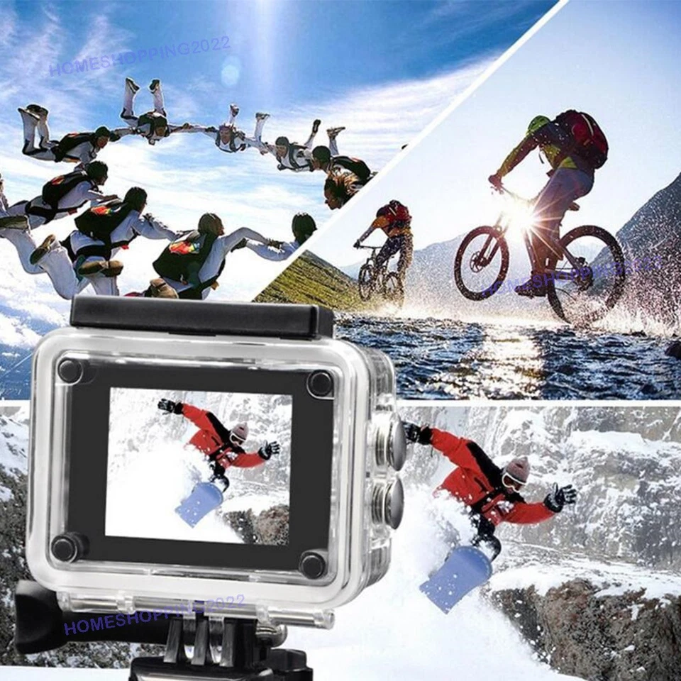 HD 1080P Wifi Sports Camera Action Camcorder DV Camera Go Car Cam Pro Waterproof - Image 4 of 4