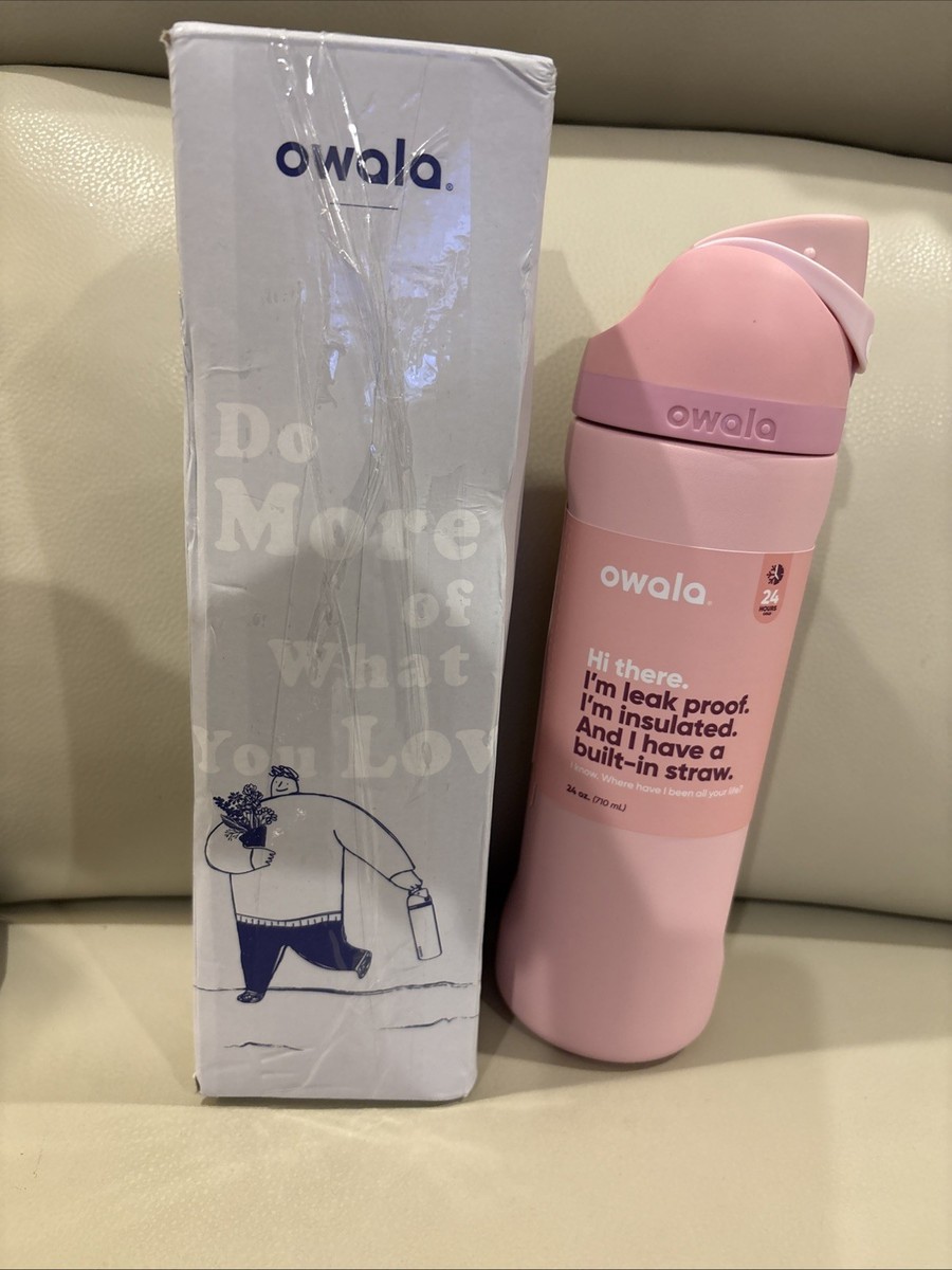 Owala FreeSip 24oz - Rose Quartz Monochromatic Pink Stainless