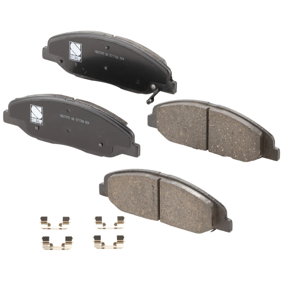 Kit de rotores y pastillas de disco de freno delanteros y traseros para Cadillac CTS 2010 2011 2012-2014 Foto 4 de 4