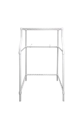 Magic Chef Compact Powder Coat Metal Laundry Drying Rack Stand, White (Open Box)