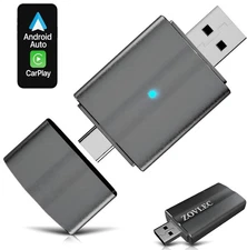 Apple CarPlay, Android Auto Wireless Adapter for iOS 10+ and Android 11+