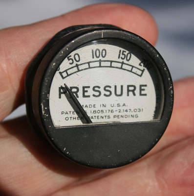 #ad #ad Rochester Tiny Little Vintage 200lbs Oil Pressure Gauge OD 1 9 16quot;quot; quot; $32.96