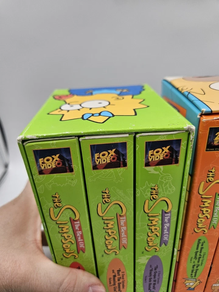 BEST Of The SIMPSONS Box Sets, Volume 1-9, VHS 9 Tapes Vintage Tested Works - Image 4 of 4
