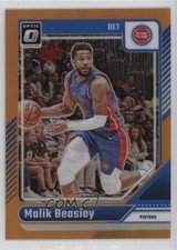 2024-25 Panini Donruss Optic Orange Prizm 34/175 Malik Beasley #38 pe8