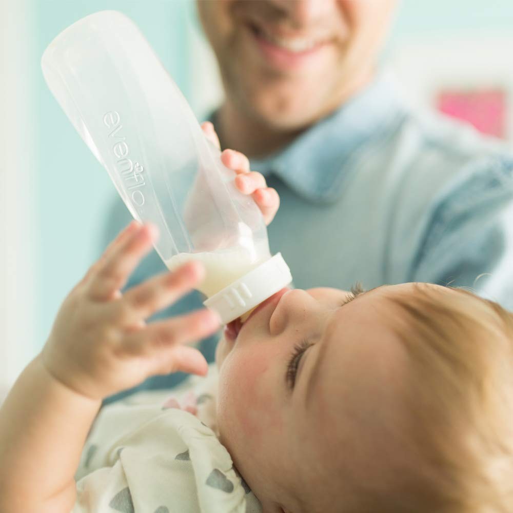 Classic Tinted Plastic Standard Neck Bottles for Baby, Infant and Newborn, Pi...