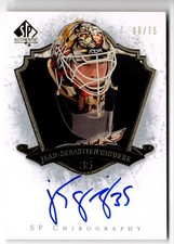 2007-08 SP Authentic Chirography Jean-Sebastien Giguere Auto 66/75 Anaheim Ducks
