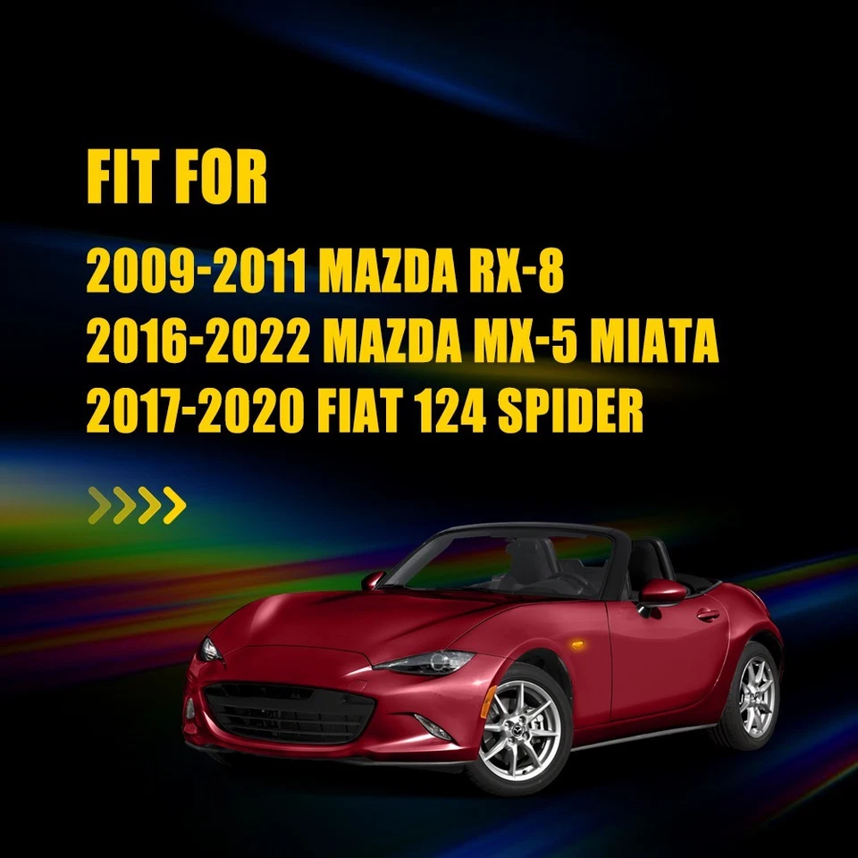 LED Side Marker Signal Lights Fits 2016-2022 Mazda MX-5 Miata Dynamic Sequential - Image 4 of 4