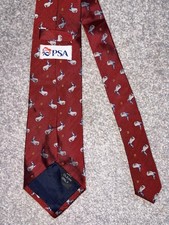 Listing image for Vintage PSA Airlines Tie - Grinning Smiling Plane Logo - Aviation Memorabilia