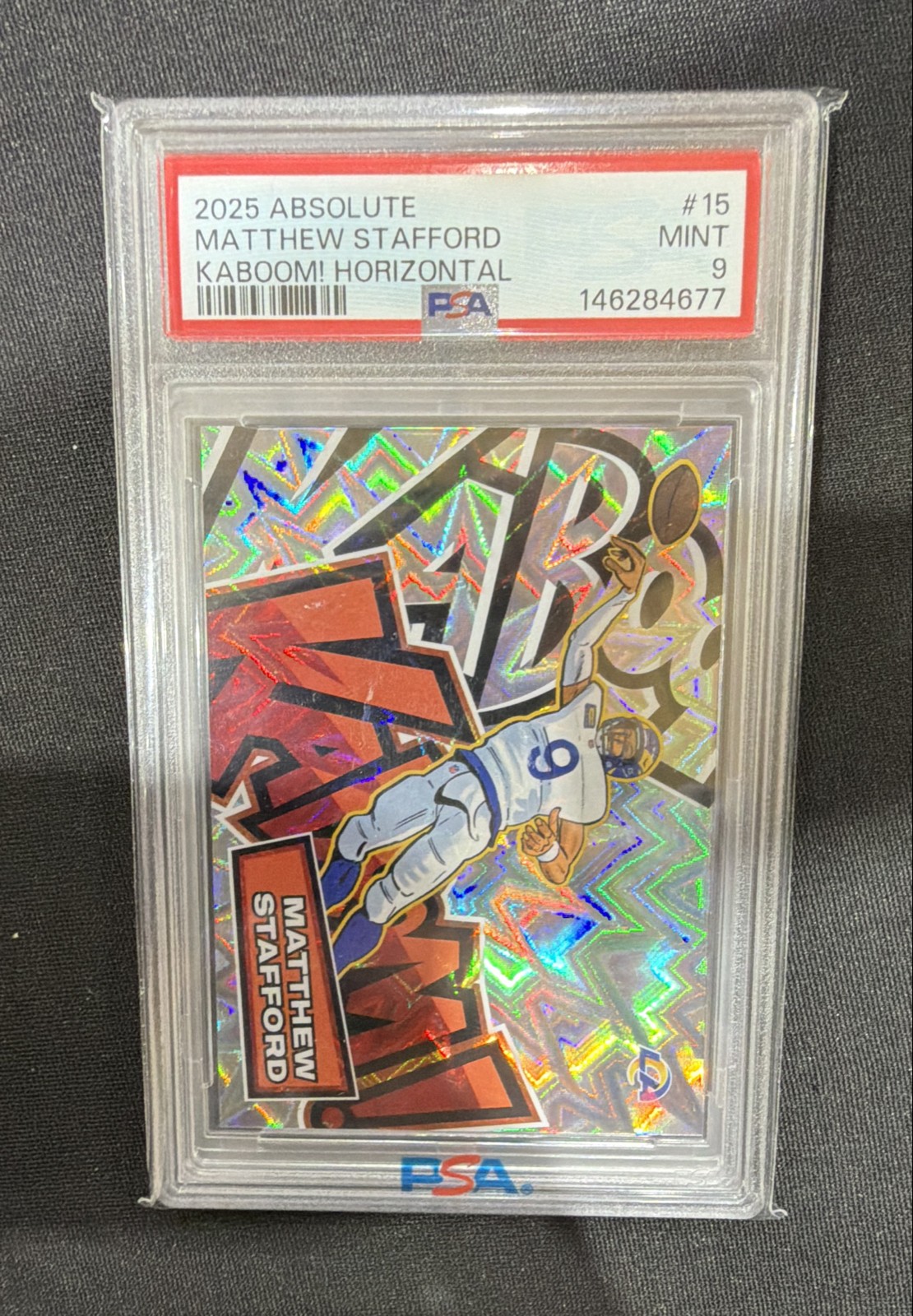 2025 Panini Absolute - Kaboom! Horizontal Matthew Stafford #15