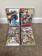 Nintendo Switch - Empty Game Cases - Lot of 4 - no games