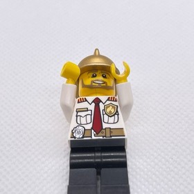 LEGO Fire Chief Minifigure cty0350 - Sets 60004, 60088 & 60110 - Free Shipping