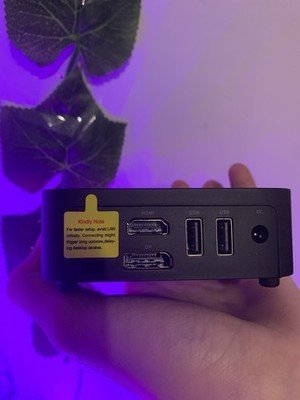 ACEMAGIC Vista Mini V1 Mini PC Desktop Black HDMI DP USB Active Cooling