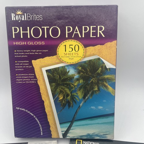 High Gloss Photo Paper /National Geographic Photo Paper/Foray Inkjet Vellum - 第 2/9 張圖片