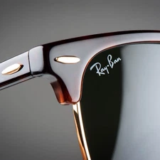 (4X) 1cm sticker decal logo for glasses RAY BAN Aviators wayfarer prescription