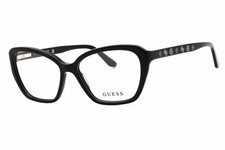 GUESS GU50115-001-52 Eyeglasses Size 52mm 14mm 140mm black Women