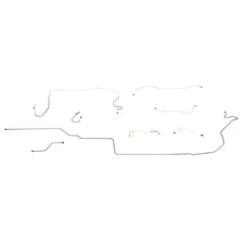 1968-69 Dodge Dart Mopar A Body Complete Manual Disc Brake Line Kit Set OE Steel