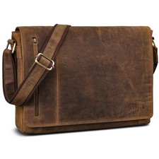 ROYALZ "New Jersey Borsa Porta PC 13-15.6 pollici Uomo Pelle a tracolla