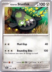 Galarian Stunfisk 106/159 Common Journey Together Pokémon