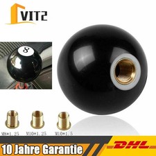 Shifter Schaltknauf Billardkugel 8 Ball Auto Bus Schalthebel M8 M10 Universal DE