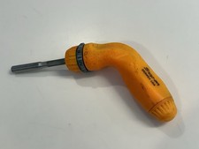 Snap-on Ssdmre4 Pistol Grip Ratcheting Screwdriver Orange Usa Vintage