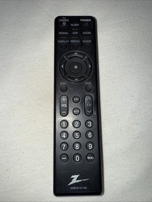 Zenith AKB36157102 TV Remote Control for Z32LC7D Z42LC7D Genuine OEM