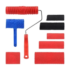 Oaks Pattern Paint Roller Easy Application Professional Coating Tool Scratch
