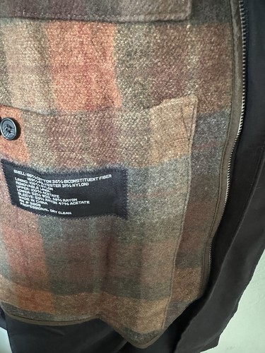 Jos A Bank Coat Men's 38R Year Around Raincoat Collection Black Wool Liner NWTs! - Picture 12 of 13