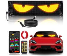 64x20 LED Car Devil Eyes Display Sign Programmable Scrolling Text Animation