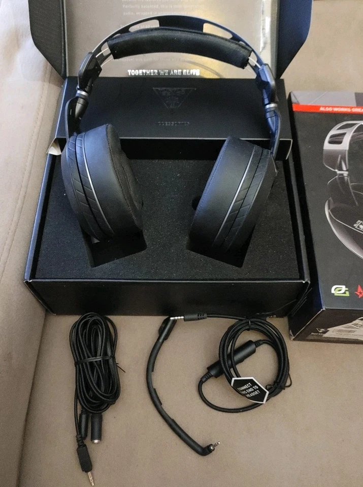 Turtle Beach Elite Atlas Gaming Headset Over Ear Cuffie PC PS4 XBOX Turtlebeach - Immagine 3 di 4