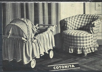 THE BRAND ''COTTONITA'' is ALWAYS PRINTED ON THE CIMOSSA ADVERTISING POSTCARD
