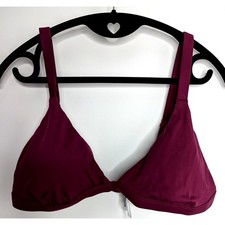 Andie Swim Bikini Top The Caicos Plum Red