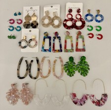Large Lot Of Fun Colorful Unique Costume Jewelry VG 
