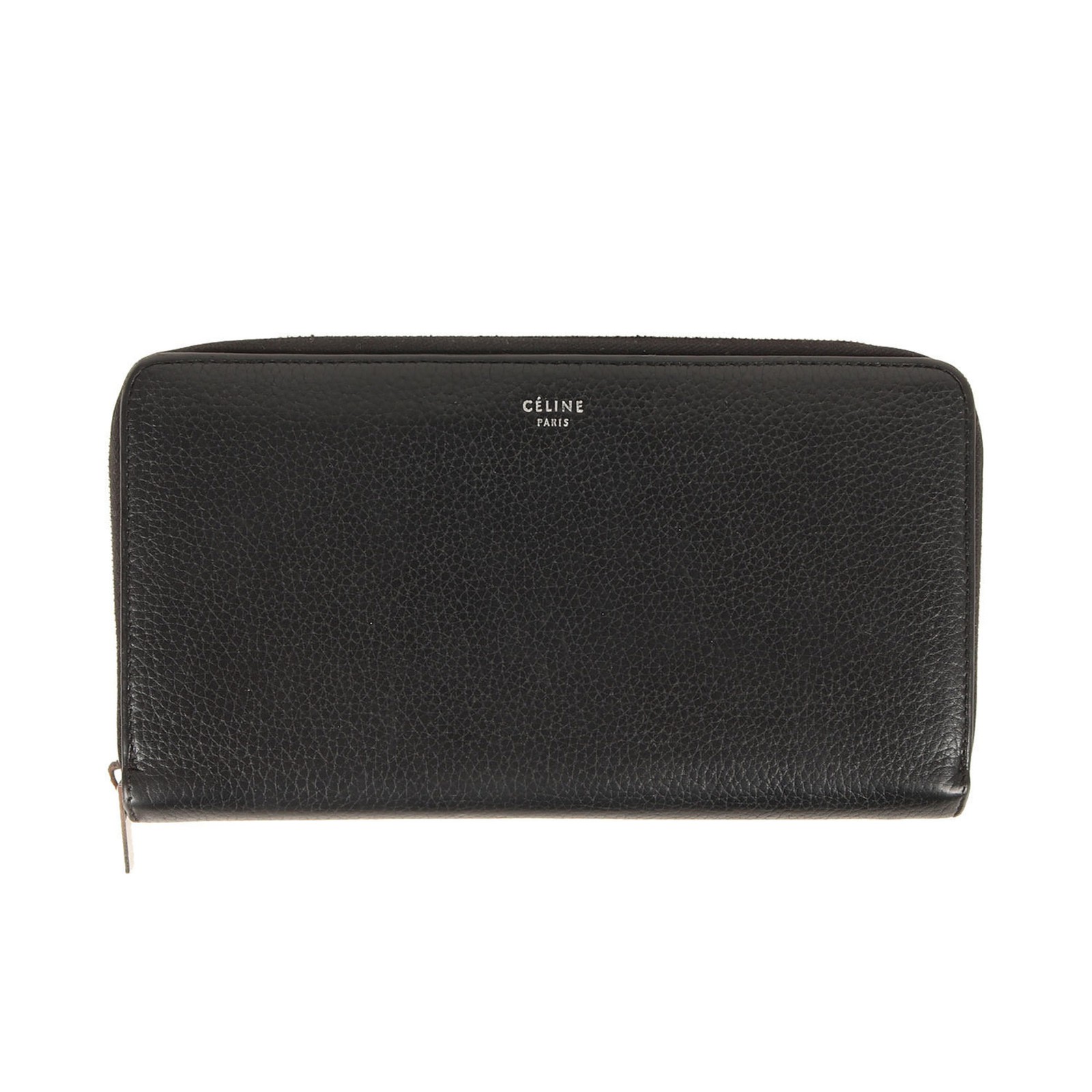 CELINE Black Large Zip Multi-Function Round Walle… - image 1