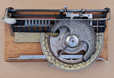 The World Type Writer Antique typewriter patented 1886 thumbnail