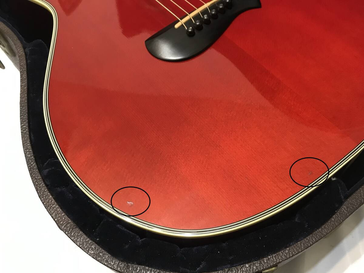 ギター TACOMA PM28 Acoustic Guitar Tacoma PM28 See-through Red All Solid Wood