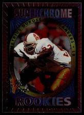 1993 Wild Card Superchrome Rookies Demetrius DuBose Rookie #11. rookie card picture