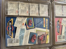 8 Vintage 1989 Galoob Micro Machines Micro Cards and book Series 1 + 2 New