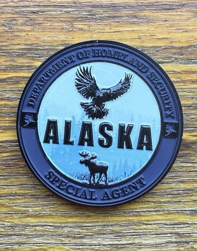 HSI Alaska Anchorage Special Agent Coin Homeland Security Challenge Coin