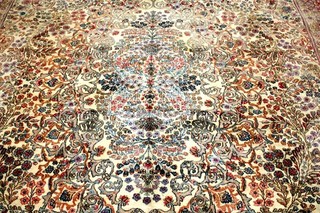9X12 1920's MUSEUM MASTERPIECE ANTIQUE HAND KNOTTED 400KPSI KERMANN WOOL RUG