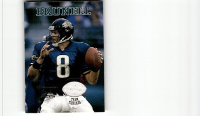 1998 Playoff Momentum SSD Hobby Mark Brunell Team Threads (Home) #9
