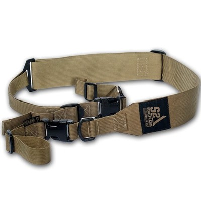 - USA Made Premium 2 Point Rifle Sling, Fast Adjustment, Modular Attachment C...