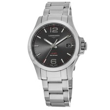 Longines Conquest V.H.P. nuovo Orologio Uomo 41mm Quadrante Nero L3.716.4.56.6