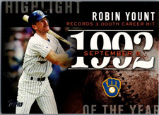 2015 Topps Update Highlight of the Year #H-81 Robin Yount Milwaukee Brewers