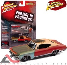 JOHNNY LIGHTNING 1:64 JLSP404A 1968 CHEVROLET CHEVELLE PROJECT  MATADOR RED