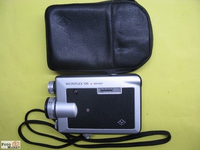 Agfa S-8 Filmkamera Microflex 100 sensor Objektiv Movaron 1,9/10-25 Zoom Lens